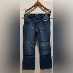 New York & Company Women's Blue Boot Cut Jeans